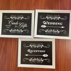Wedding signs